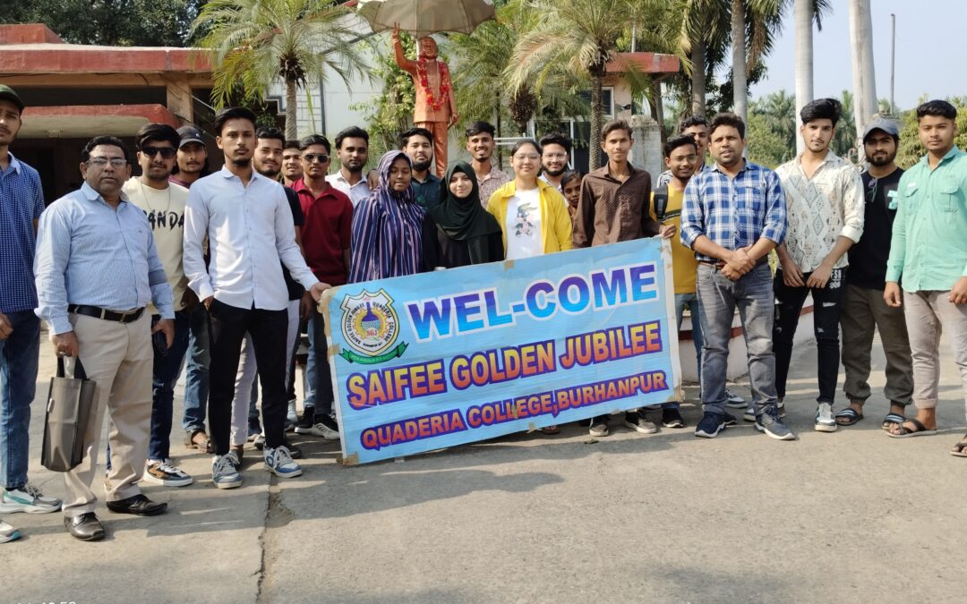 Industrial visit by commerce department to Naval Singh Sugar Factory, Jhiri M.P. 